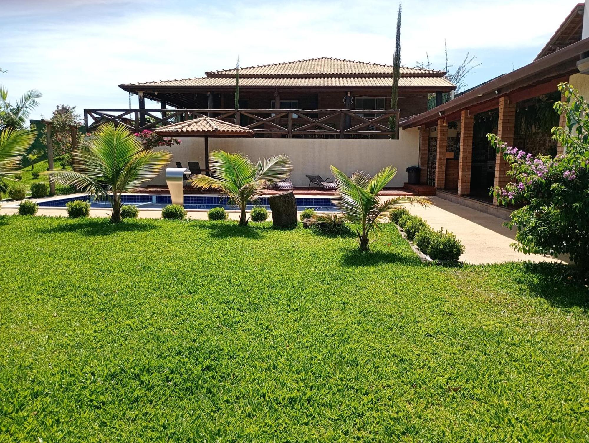 Chacara Alto Padrao Em Igarata Villa Bagian luar foto