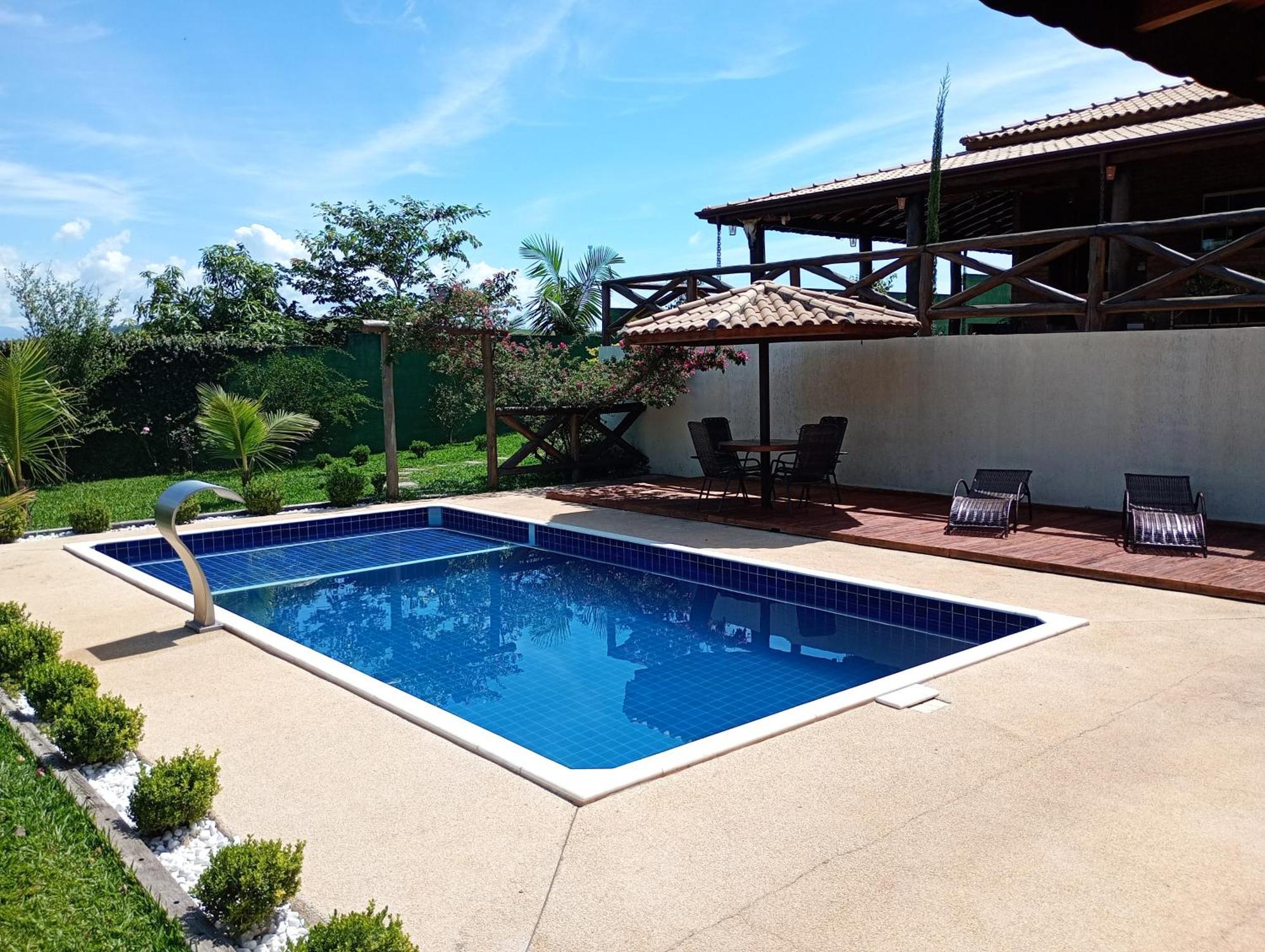 Chacara Alto Padrao Em Igarata Villa Bagian luar foto