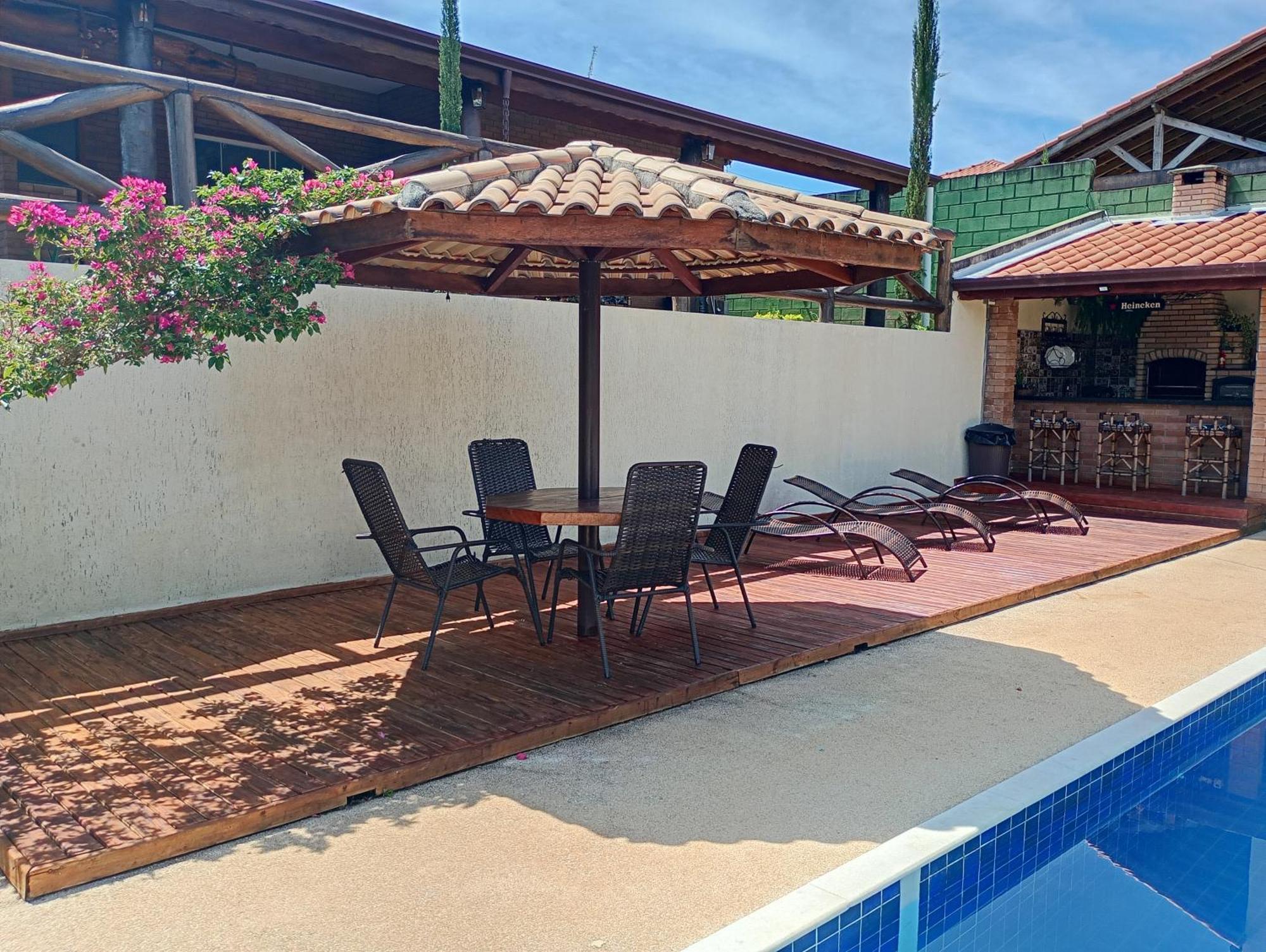 Chacara Alto Padrao Em Igarata Villa Bagian luar foto