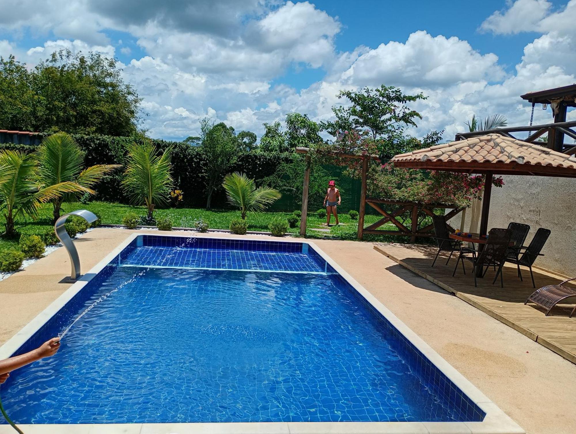 Chacara Alto Padrao Em Igarata Villa Bagian luar foto